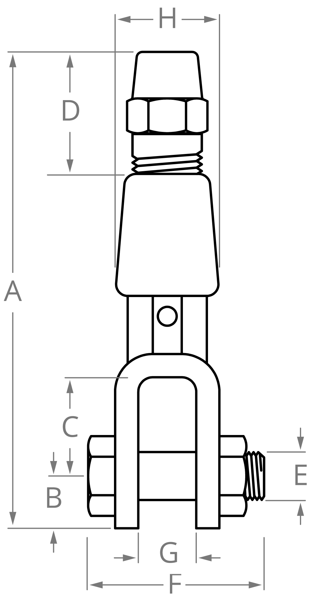 Radio Antenna Open End Fitting - Image 2