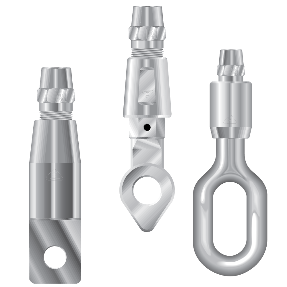 Eye Loop Cable Rigging Eye End Rope Fitting, Quick & Reliable