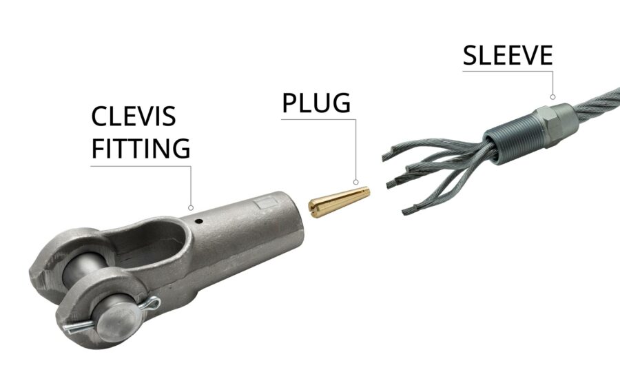 clevis Clevis Socket Fitting (with Pin and Cotter Pin) - Image 6