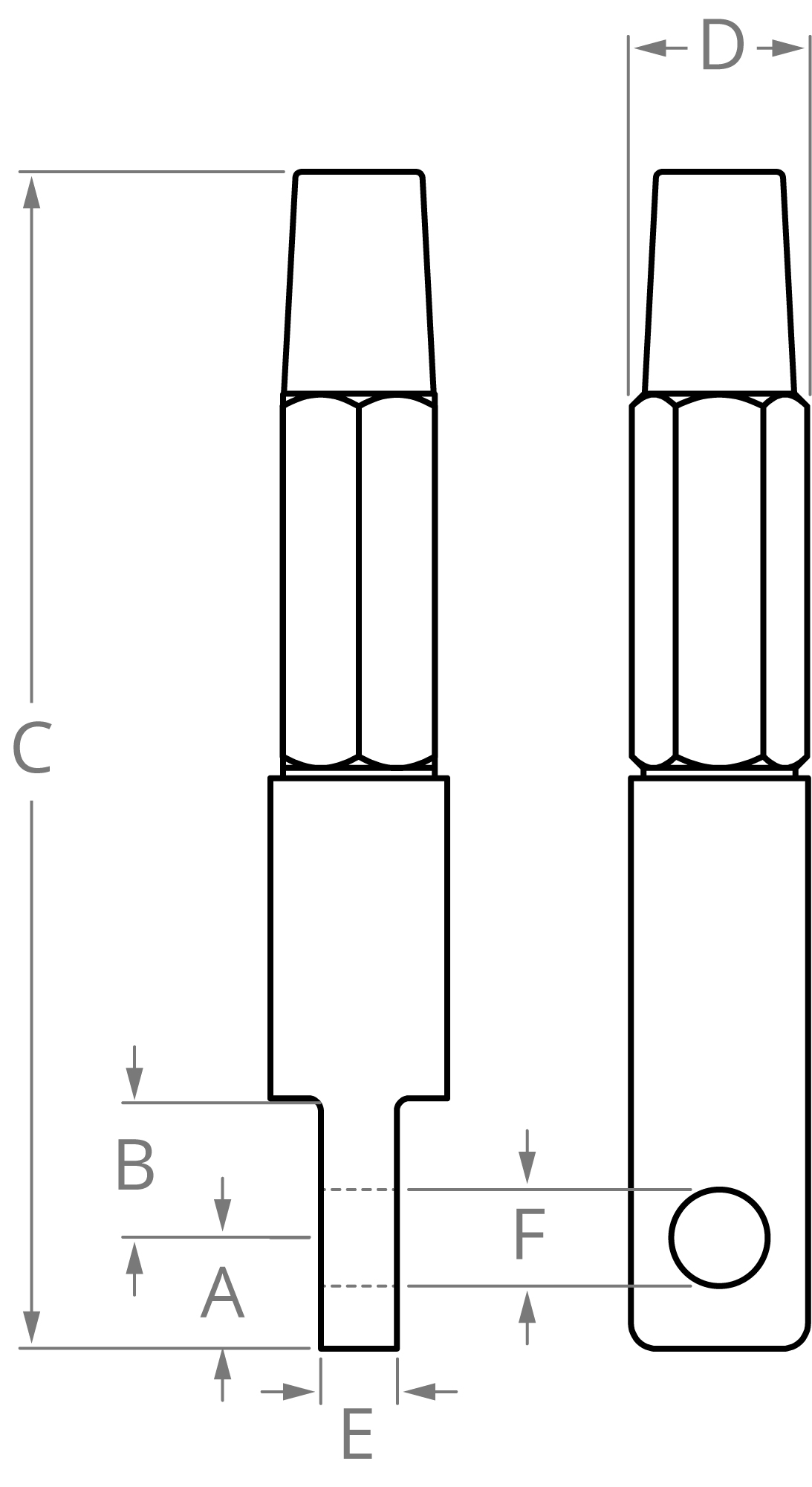 Eye Socket Fitting for Braided Jacket Kevlar Rope - Image 2