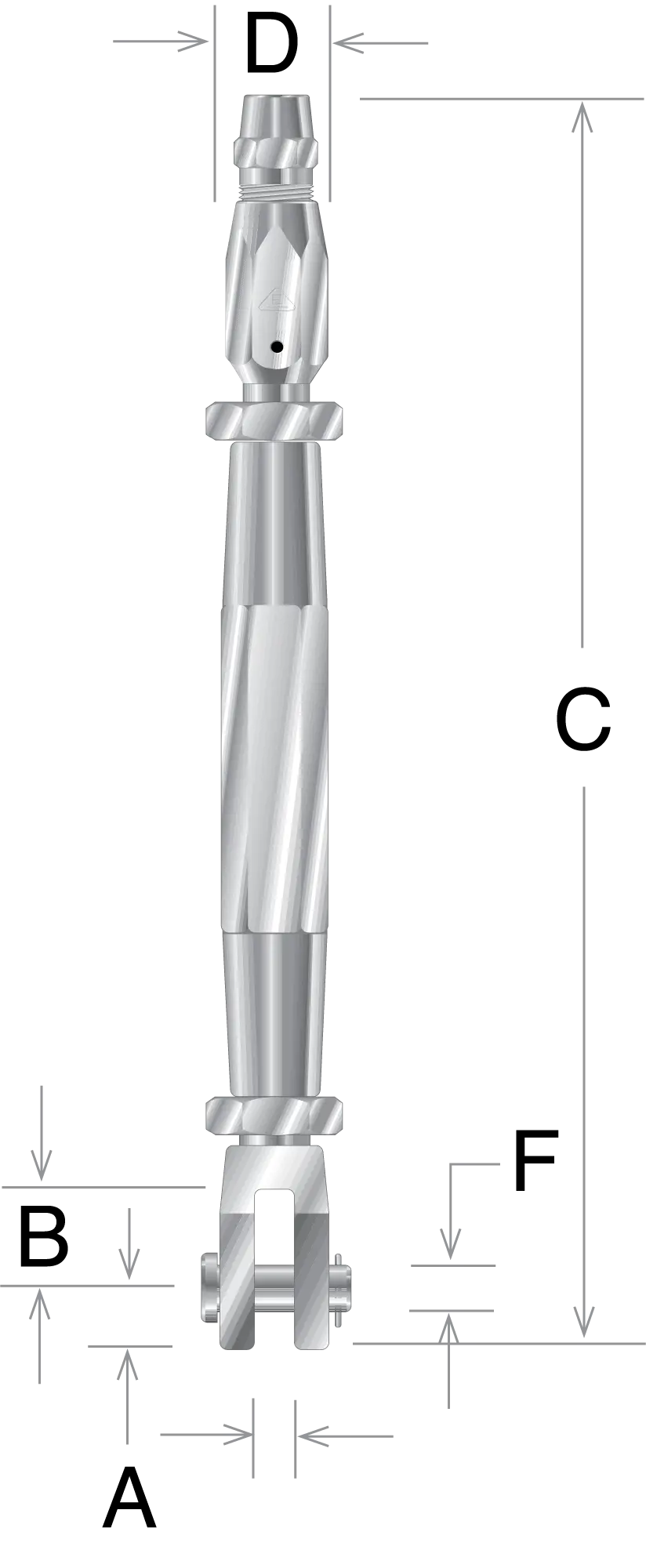 Closed Body Clevis and Socket Turnbuckle - Image 2