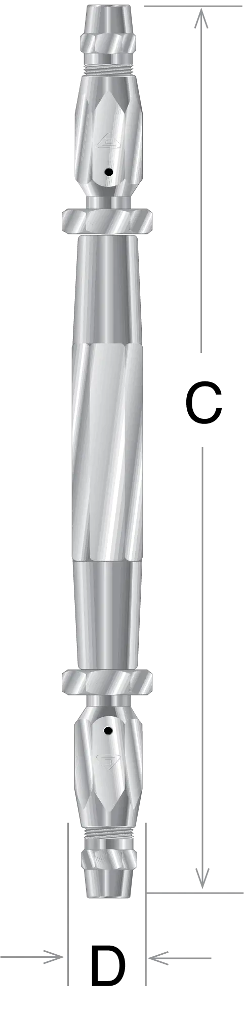 Closed Body Double Socket Turnbuckle - Image 2