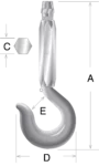 Swivel Hook Socket Fitting (Non-Roller Bearing) - Image 2