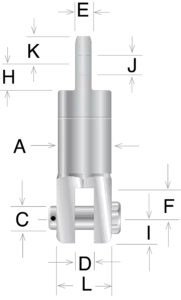 Eye & Clevis Roller Bearing Swivel - Model 35 - Image 2