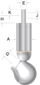 Model 61 - Eye/Hook Swivel - Image 2