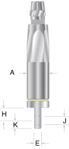 Swageless & Eye Angular Contact Bearing Swivel - Model 63 - Image 2