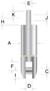 Model 65 - Eye/Clevis Swivel - Image 2