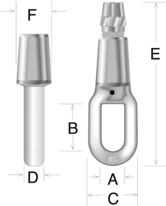 Oval Eye Socket Fitting - Image 2