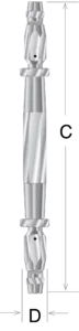 Closed Body Double Socket Turnbuckle - Image 2